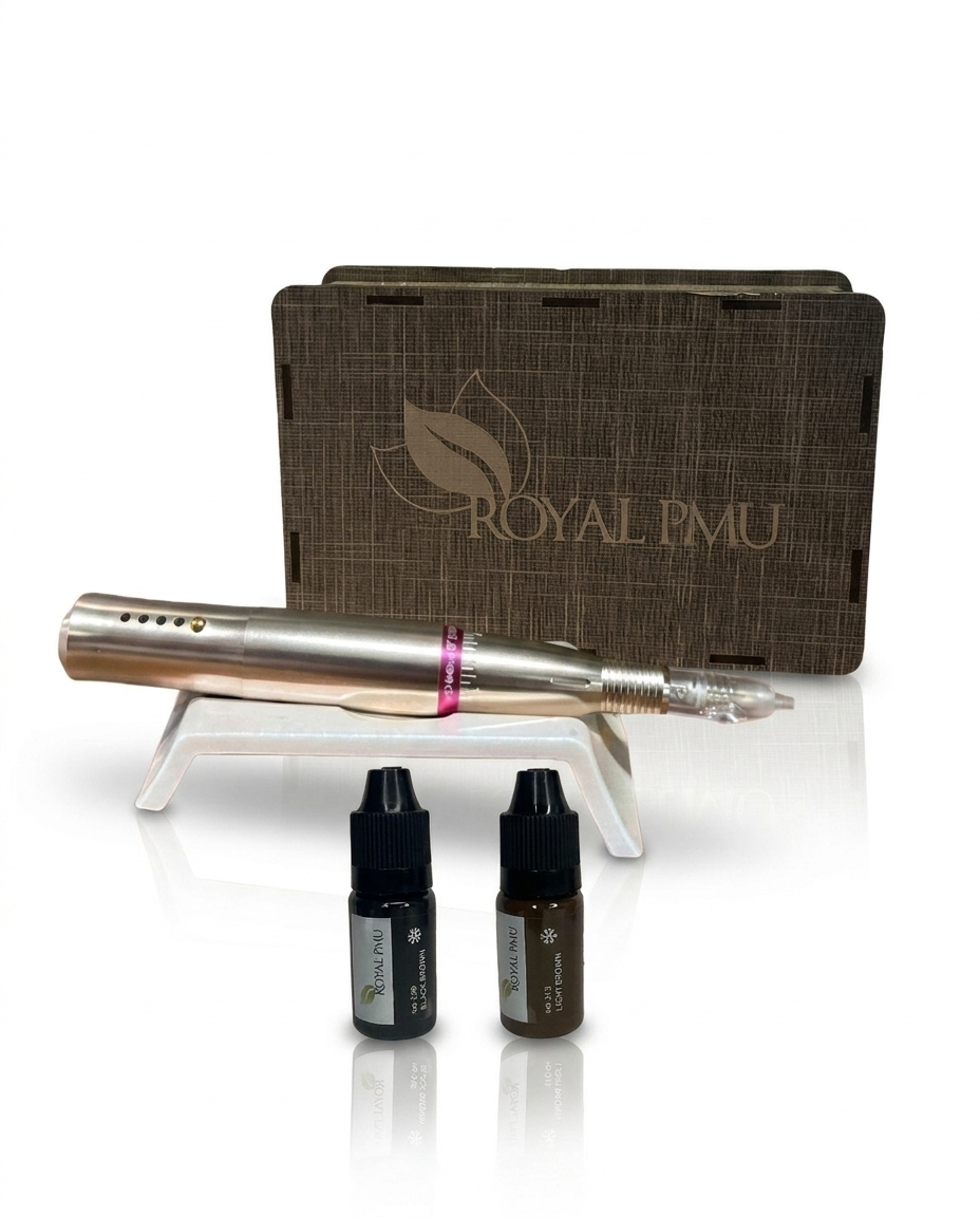 Akademi Royal Kalıcı Makyaj Seti (Cihaz + İğne + Pigment)