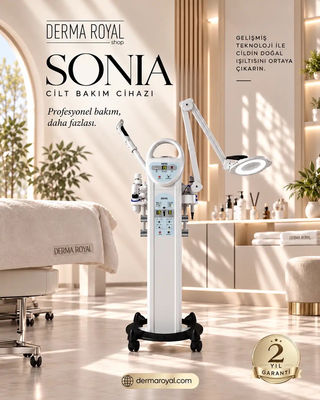 SONIA Profesyonel Cilt Bakım Cihazı