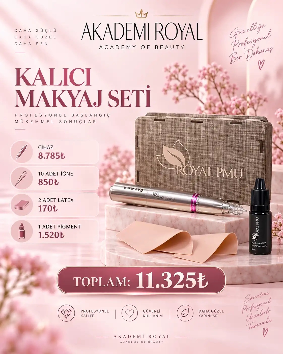 Royal PMU Kalıcı Makyaj Başlangıç Seti